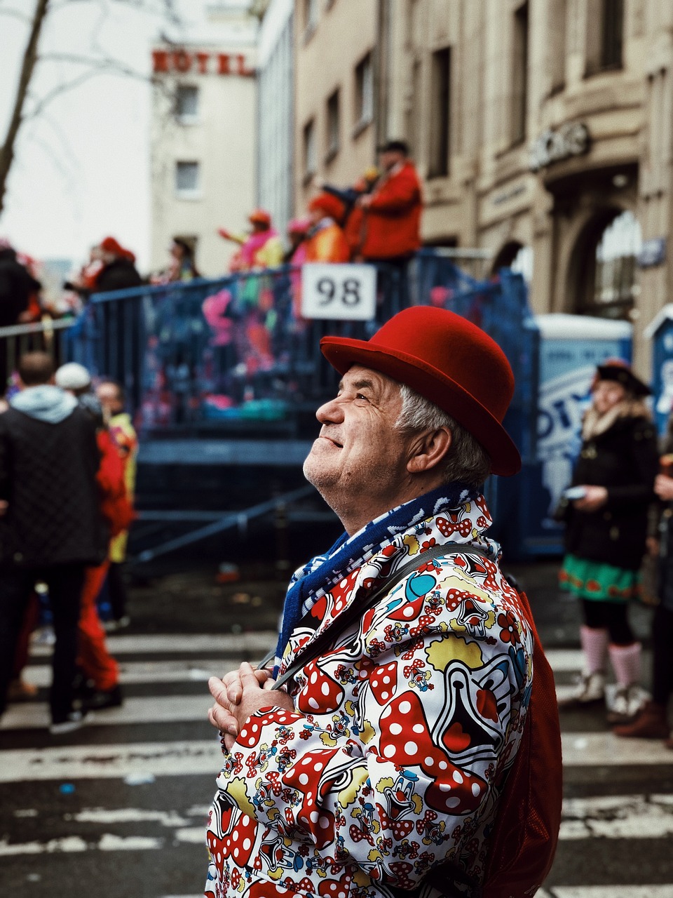 old man, costume, carnival
